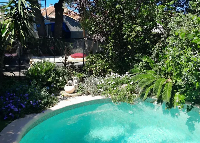 Appartement En Sous Sol De Villa Avec Acces Jardin Et Piscine